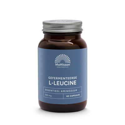 Mattisson Healthstyle Fermented L-Leucine 500mg Mattisson Healthstyle Fermented L-Leucine 500mg image