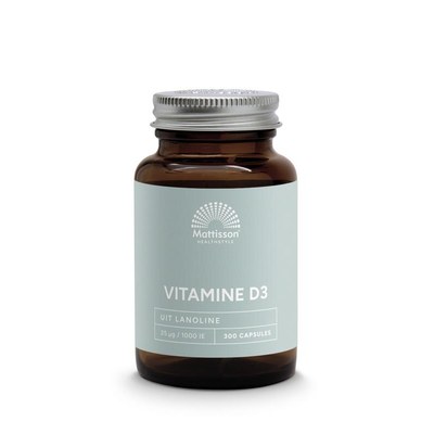 Mattisson Healthstyle Absolute Vitamin D3 25 mcg (1000 IU) Mattisson Healthstyle Absolute Vitamin D3 25 mcg (1000 IU) image