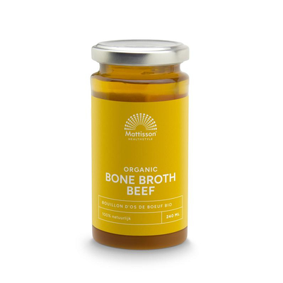 Mattisson Healthstyle Organic Beef Bone Broth - Botten Boullion Rund Bio Mattisson Healthstyle Organic Beef Bone Broth - Botten Boullion Rund Bio afbeelding