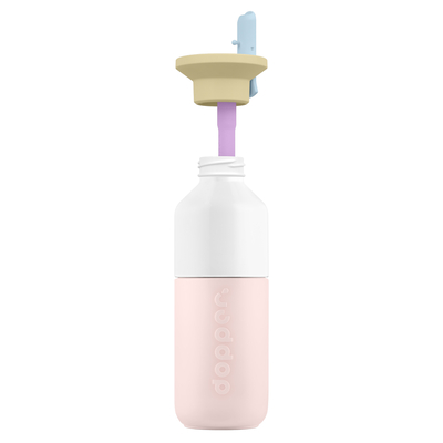 Dopper Dopper Steel Soft Pink x Flip Straw Sunny Sorbe afbeelding