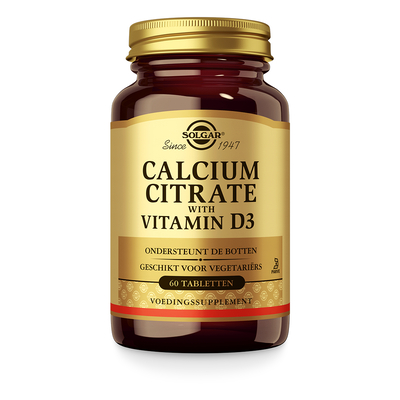 Solgar Vitamins Calcium Citrate with Vitamin D-3 Solgar Vitamins Calcium Citrate with Vitamin D-3 afbeelding