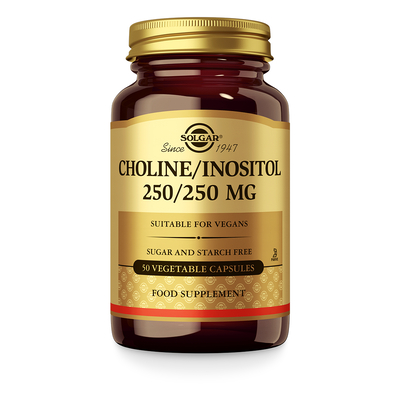 Solgar Vitamins Choline/Inositol 250/250 Solgar Vitamins Choline/Inositol 250/250 afbeelding