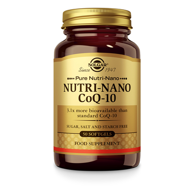 Solgar Vitamins Nutri-Nano™ CoQ-10 3.1x (co-enzym Q10) Solgar Vitamins Nutri-Nano™ CoQ-10 3.1x (co-enzym Q10) afbeelding
