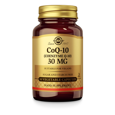 Solgar Vitamins Co-Enzyme Q-10 30 mg (Q10) sojavrij Solgar Vitamins Co-Enzyme Q-10 30 mg (Q10) sojavrij afbeelding