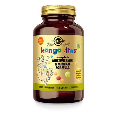 Solgar Vitamins Kangavites Tropical Punch kindermulti Solgar Vitamins Kangavites Tropical Punch kindermulti afbeelding