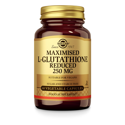 Solgar Vitamins Maximised L-Glutathione 250 mg Solgar Vitamins Maximised L-Glutathione 250 mg afbeelding