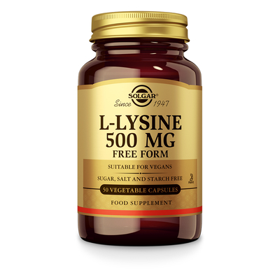 Solgar Vitamins L-Lysine 500 mg Solgar Vitamins L-Lysine 500 mg afbeelding