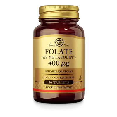 Solgar Vitamins Folic Acid Folate 400 µg Solgar Vitamins Folic Acid Folate 400 µg image