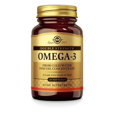 Solgar Vitamins Omega-3 Double Strength (visolie) Solgar Vitamins Omega-3 Double Strength (visolie) afbeelding