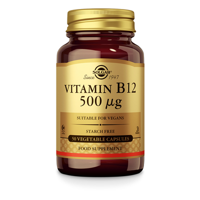 Solgar Vitamins Vitamin B-12 500 µg (cyanocobalamin, B12) Solgar Vitamins Vitamin B-12 500 µg (cyanocobalamin, B12) image