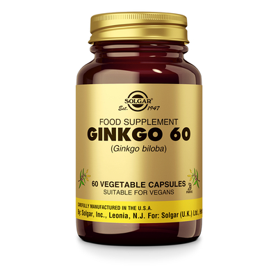 Solgar Vitamins Ginkgo 60 mg Solgar Vitamins Ginkgo 60 mg Abbildung