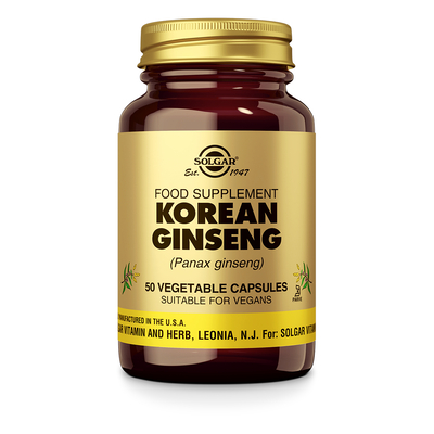 Solgar Vitamins Ginseng Korean (Panax ginseng quinquefolium) Solgar Vitamins Ginseng Korean (Panax ginseng quinquefolium) Abbildung