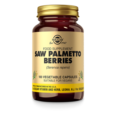 Solgar Vitamins Saw Palmetto Berries (zaagbladpalm, Serenoa repens) Solgar Vitamins Saw Palmetto Berries (zaagbladpalm, Serenoa repens) afbeelding