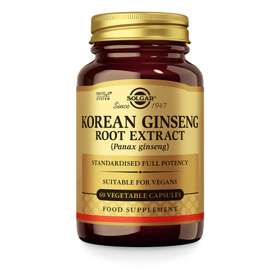 Solgar Vitamins Ginseng Korean Root Extract (Panax ginseng quinquefolium) Solgar Vitamins Ginseng Korean Root Extract (Panax ginseng quinquefolium) afbeelding