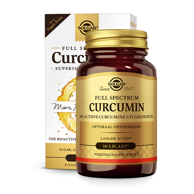 Solgar Vitamins Full Spectrum Curcumin Solgar Vitamins Full Spectrum Curcumin afbeelding