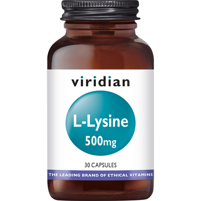 Viridian L-Lysine 500 mg Viridian L-Lysine 500 mg afbeelding