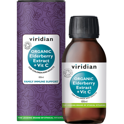 Viridian Bio-Holunderbeerextrakt mit Vitamin C Abbildung