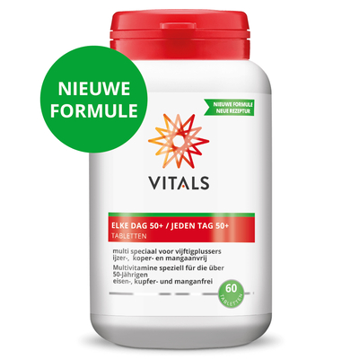 Vitals Elke Dag 50+ Tabletten (één-per-dag) Vitals Elke Dag 50+ Tabletten (één-per-dag) afbeelding