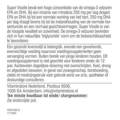 Vitaminstore Super Fischöl Omega 3 Vitaminstore Super Fischöl Omega 3 Abbildung