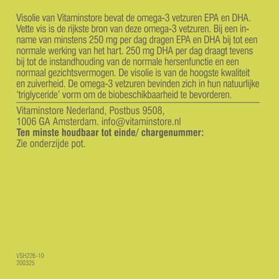 Vitaminstore Visolie omega 3 afbeelding