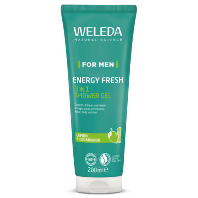 Weleda natuurcosmetica Men Energy Fresh Shower Gel 3 in 1 Weleda natuurcosmetica Men Energy Fresh Shower Gel 3 in 1 image