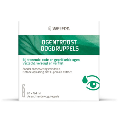 Weleda natuurcosmetica Ogentroost Oogdruppels 0.4 ml Weleda natuurcosmetica Ogentroost Oogdruppels 0.4 ml afbeelding
