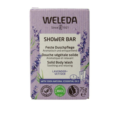 Weleda natuurcosmetica Shower Bar Lavender + Vetiver image
