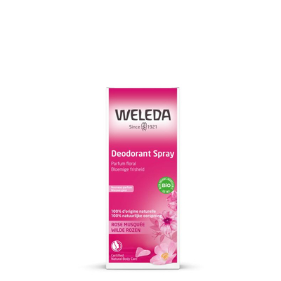 Weleda natuurcosmetica Wilde Rozen Deodorant Spray Weleda natuurcosmetica Wilde Rozen Deodorant Spray afbeelding