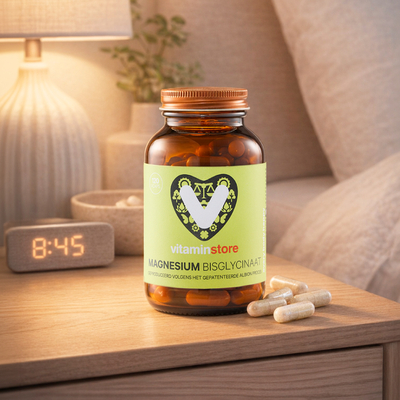 Vitaminstore Magnesium Bisglycinaat Vitaminstore Magnesium Bisglycinaat afbeelding