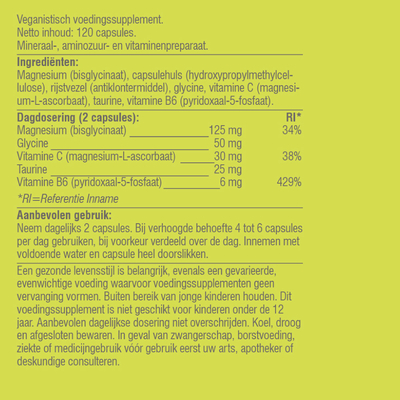 Vitaminstore Magnesium Bisglycinaat Vitaminstore Magnesium Bisglycinaat afbeelding