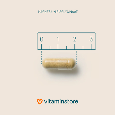 Vitaminstore Magnesium Bisglycinaat Vitaminstore Magnesium Bisglycinaat afbeelding