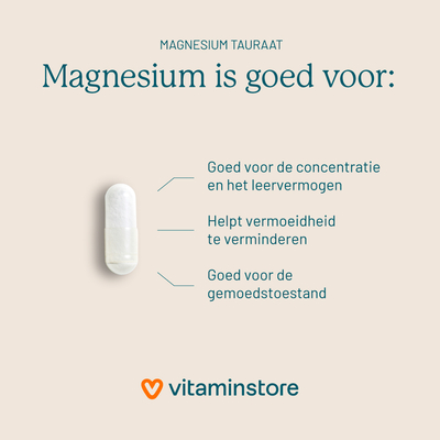 Vitaminstore Magnesium Tauraat afbeelding