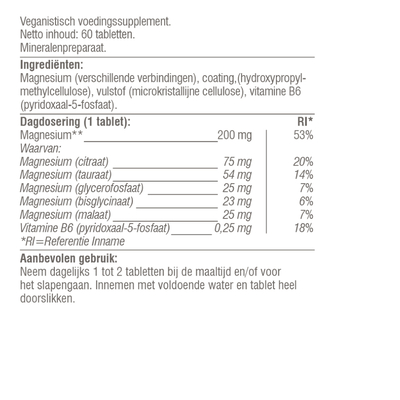 Vitaminstore Super Magnesium Vitaminstore Super Magnesium afbeelding