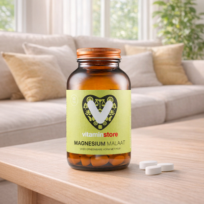 Vitaminstore Magnesium Malaat Vitaminstore Magnesium Malaat afbeelding