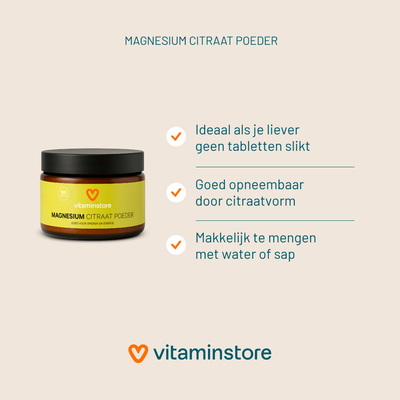 Vitaminstore Magnesiumcitrat-Pulver Vitaminstore Magnesiumcitrat-Pulver Abbildung