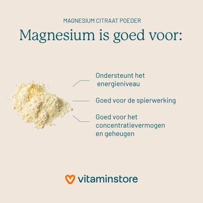 Vitaminstore Magnesiumcitrat-Pulver Vitaminstore Magnesiumcitrat-Pulver Abbildung