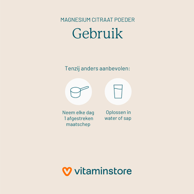 Vitaminstore Magnesiumcitrat-Pulver Vitaminstore Magnesiumcitrat-Pulver Abbildung