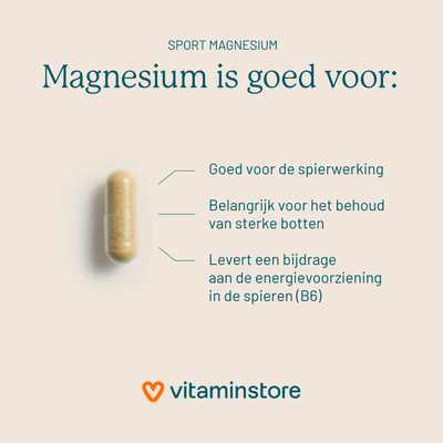 Vitaminstore Sport Magnesium (NZVT-gekeurd) afbeelding