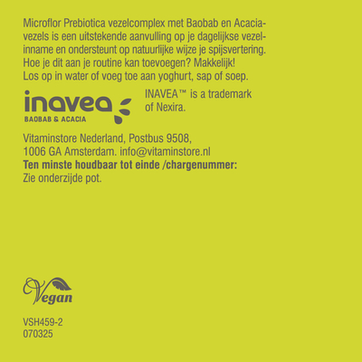Vitaminstore Microflor Prebiotica Vitaminstore Microflor Prebiotica afbeelding