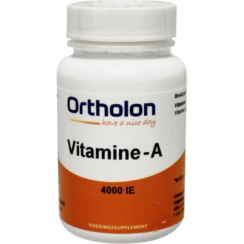 Ortholon Vitamine A 4000 afbeelding