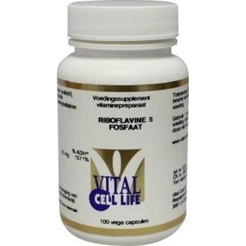 Vital Cell Life Riboflavine 5 fosfaat/vitamine B2 22 mg afbeelding