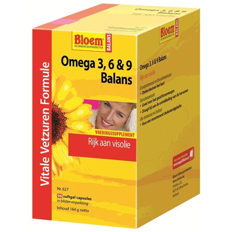 Bloem Natuurproducten Omega 3, 6 & 9 Balans afbeelding