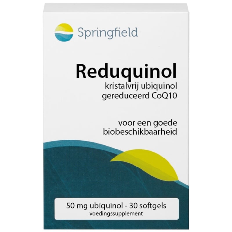 Springfield Reduquinol 50 mg (ubiquinon, Q10) afbeelding
