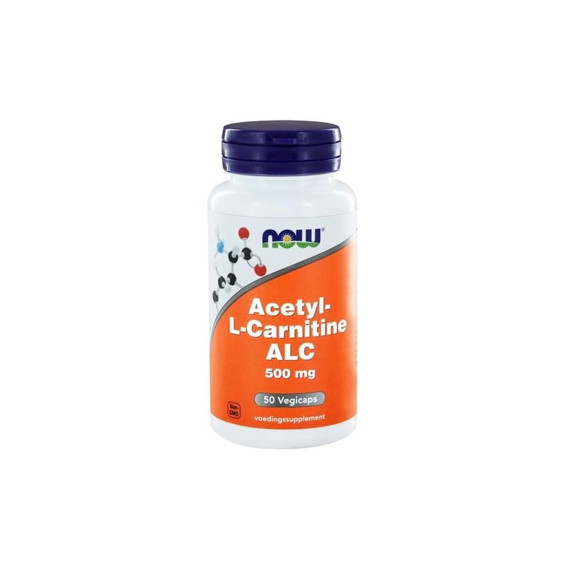 NOW Acetyl L-Carnitine 500 mg afbeelding