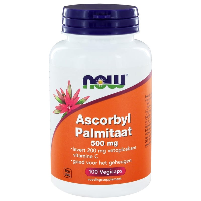 NOW Ascorbyl Palmitaat 500 mg afbeelding