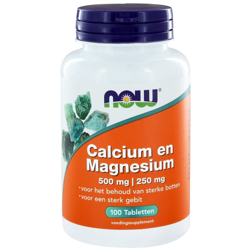 NOW Calcium Magnesium 2:1 (500/250 mg) afbeelding
