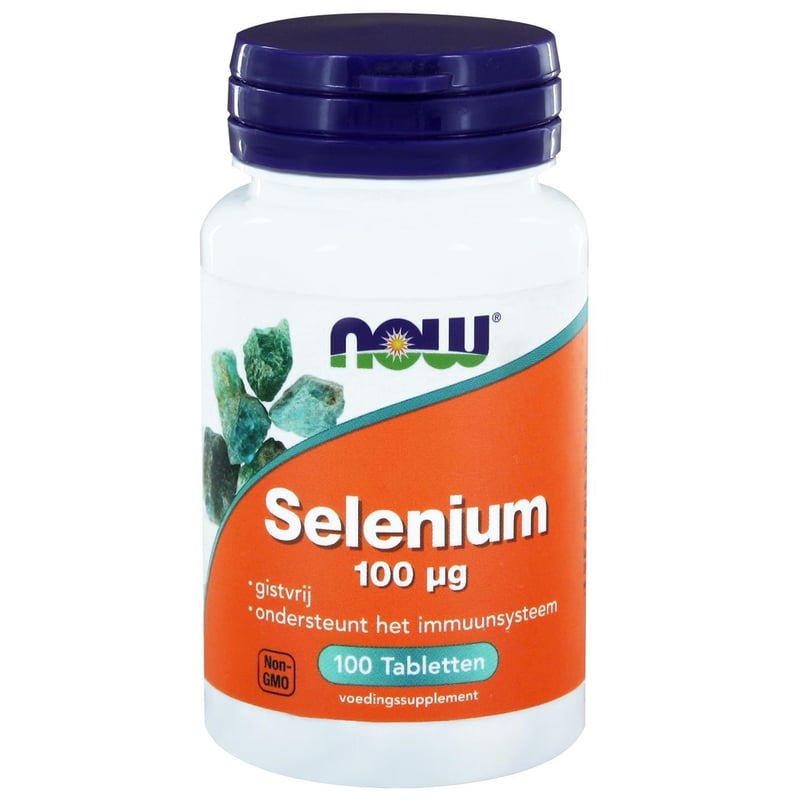 NOW Selenium 100 mcg afbeelding
