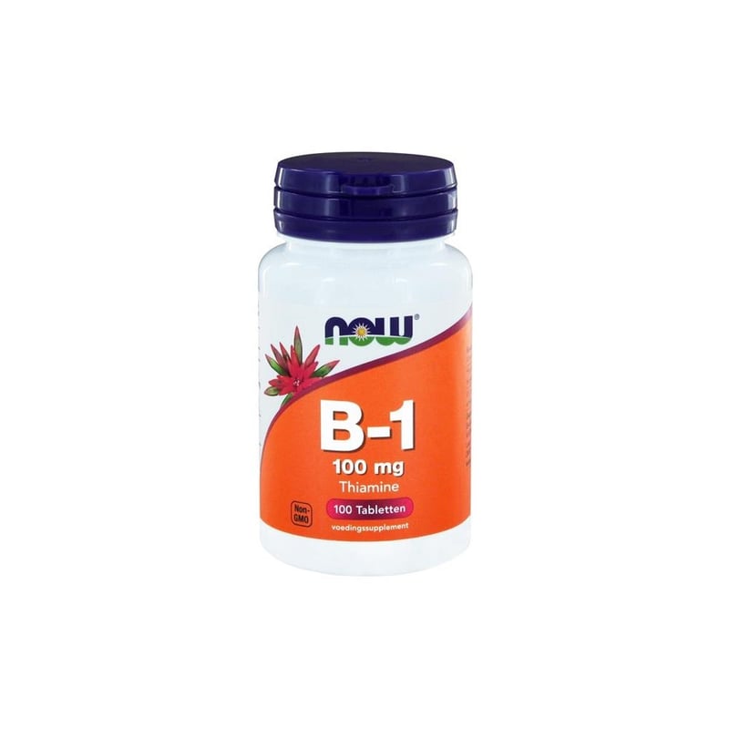 NOW Vitamine B1 100 mg afbeelding