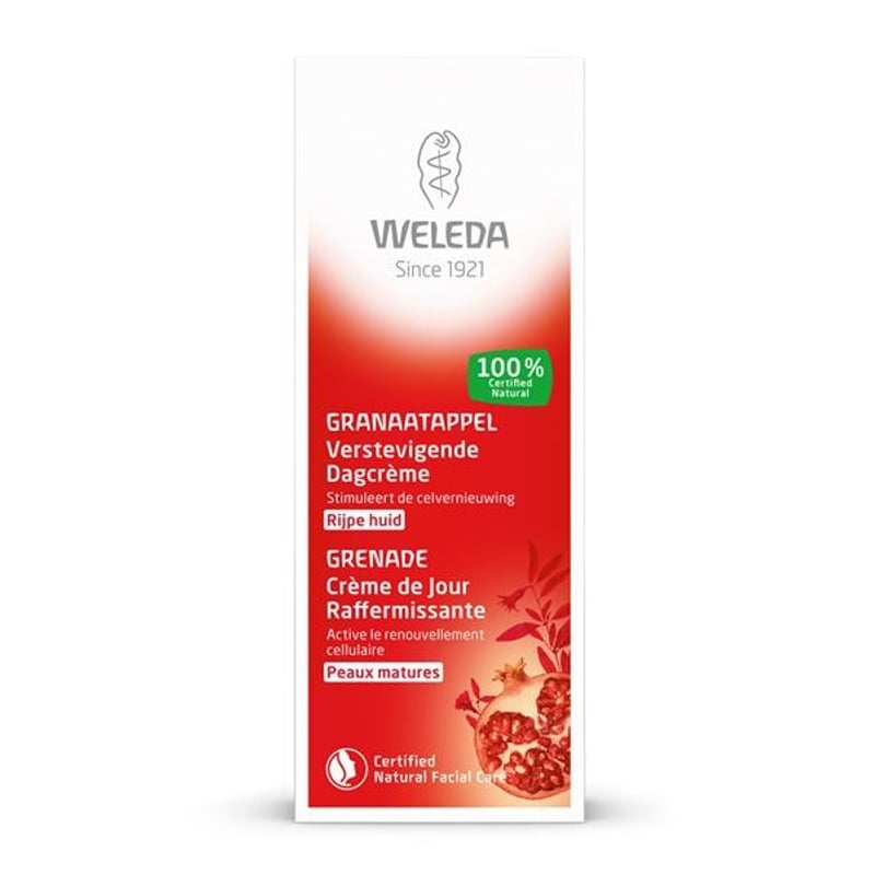 Weleda natuurcosmetica Granaatappel Verstevigende Dagcrème afbeelding