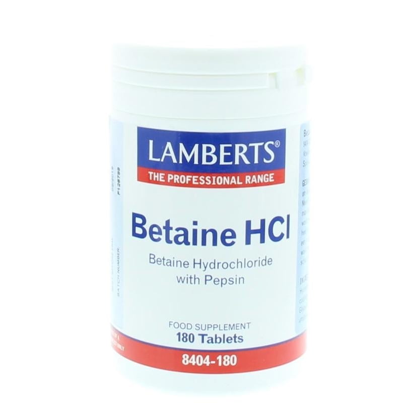 Lamberts Betaine HCL pepsine afbeelding